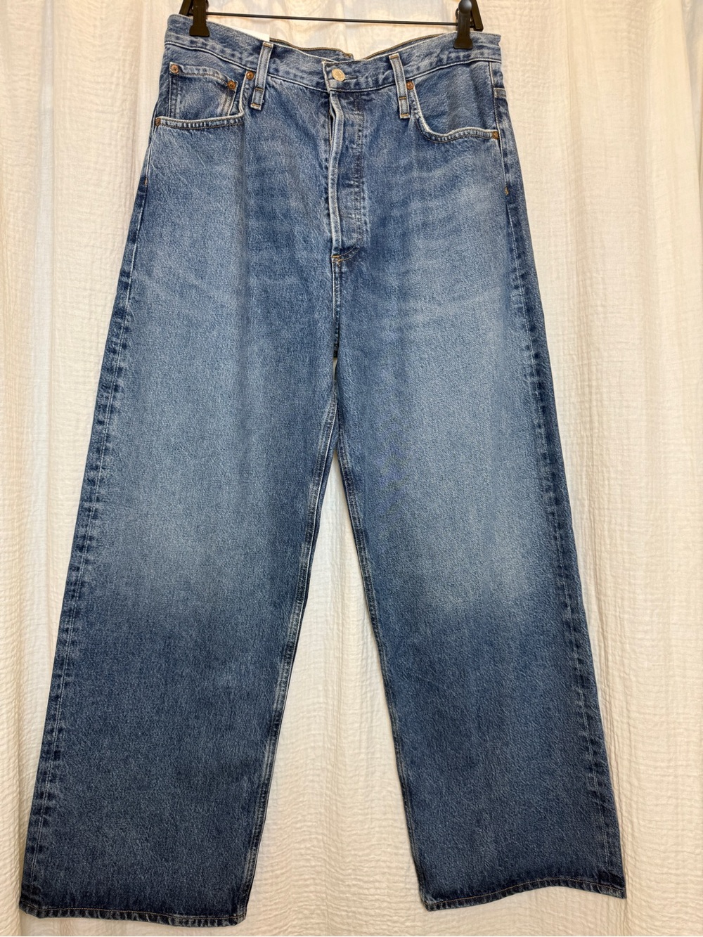 AGOLDE Emmi High-Rise Wide-Leg Jeans NWT